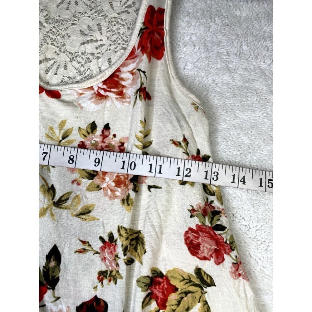 Ambiance Women's Floral Tank Top - Picture 5 of 6